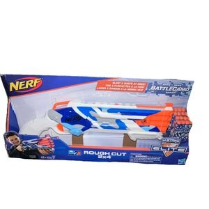NERF‎ N-Strike Elite BattleCamo Series Rough Cut 2x4 Blast 2 Darts At Once NIB